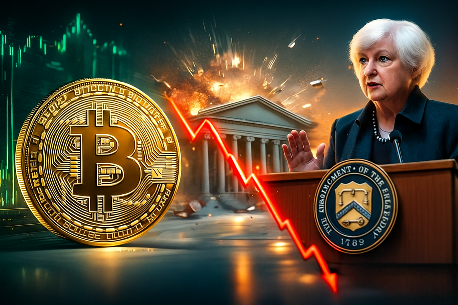 bitcoin price shock treasury secretary