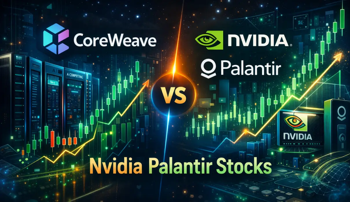 coreweave vs nvidia palantir stocks