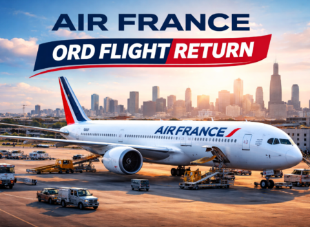 air france ord flight return